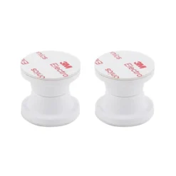 AP Products Polar White Magnetic Door Holdback-2 Sets