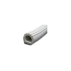 AP Products White 1" X 1" X 50' Ribbed D Seal With Tape And Hats