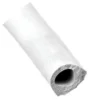 AP Products 1/2" X 3/8" X 50' White Rubber D Seal With Tape
