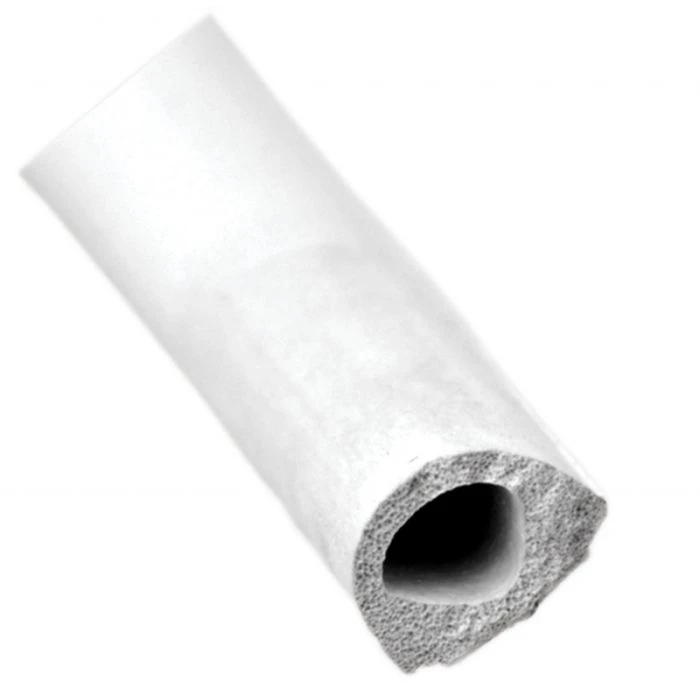 AP Products 1/2" X 3/8" X 50' White Rubber D Seal With Tape 1 AP Products 1/2" X 3/8" X 50' White Rubber D Seal With Tape