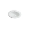 Lippert Components 17" X 20" White Drop-in ABS Oval Lavatory Sink