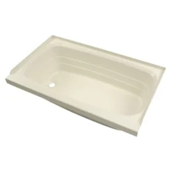 Better Bath® Left Hand Drain 24" X 40" Parchment Bathtub
