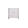Lippert Components Better Bath 24" X 36" X 59" White Bath Surround