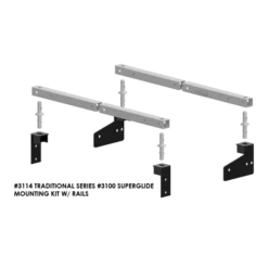 PullRite Traditional Series #3100 SuperRail 12K Mounting Kit For 2004-2007 Chevrolet/GMC 1500 Trucks (Super Short Beds)