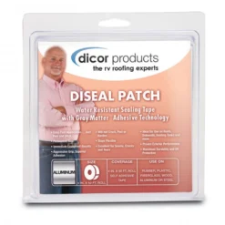 Dicor 4" X 50' Roll Of Aluminum Diseal Water Resistant Sealing Roof Tape