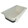Icon 42" X 24" White Right Hand Drain Bathtub
