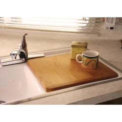 Camco Oak Sink Cover And Cutting Board