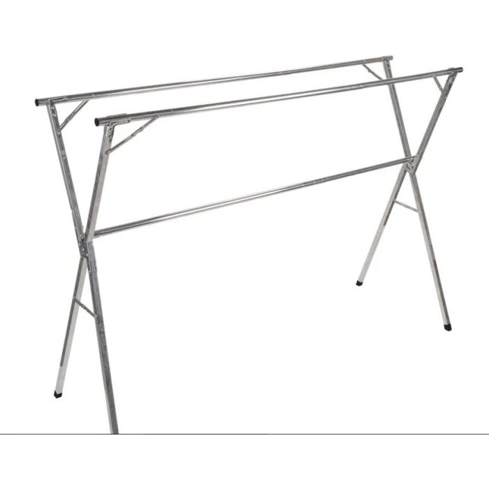 Camco Portable Stainless Steel Clothes Drying Rack 1 Camco Portable Stainless Steel Clothes Drying Rack