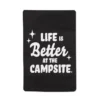 Camco Life Is Better At The Campsite RV Door Window Light Blocking Shade, 25 ¼" X 16 ¼"