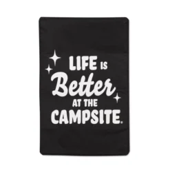 Camco Life Is Better At The Campsite RV Door Window Light Blocking Shade, 25 ¼" X 16 ¼"