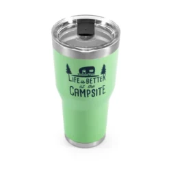 CAMCO Life Is Better At The Campsite Green 30 Oz Tumbler