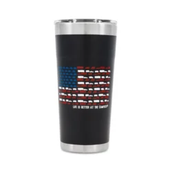Camco Life Is Better At The Campsite 20 Oz. Stainless Steel Insulated Twist Top Tumbler