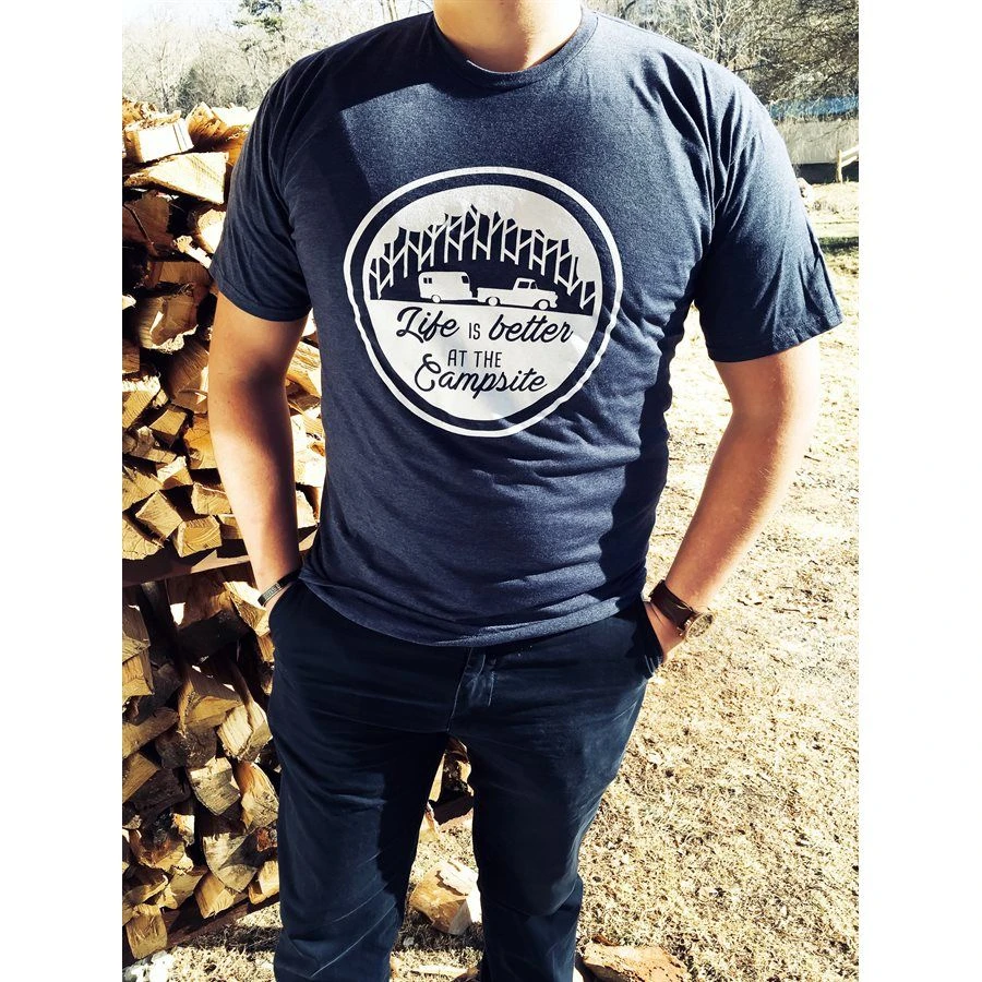 CAMCO Life Is Better At The Campsite Navy Shirt 3 CAMCO Life Is Better At The Campsite Navy Shirt - Image 3