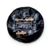Camco Life Is Better At The Campsite Black Vinyl 27" RV Camper Design Spare Tire Cover