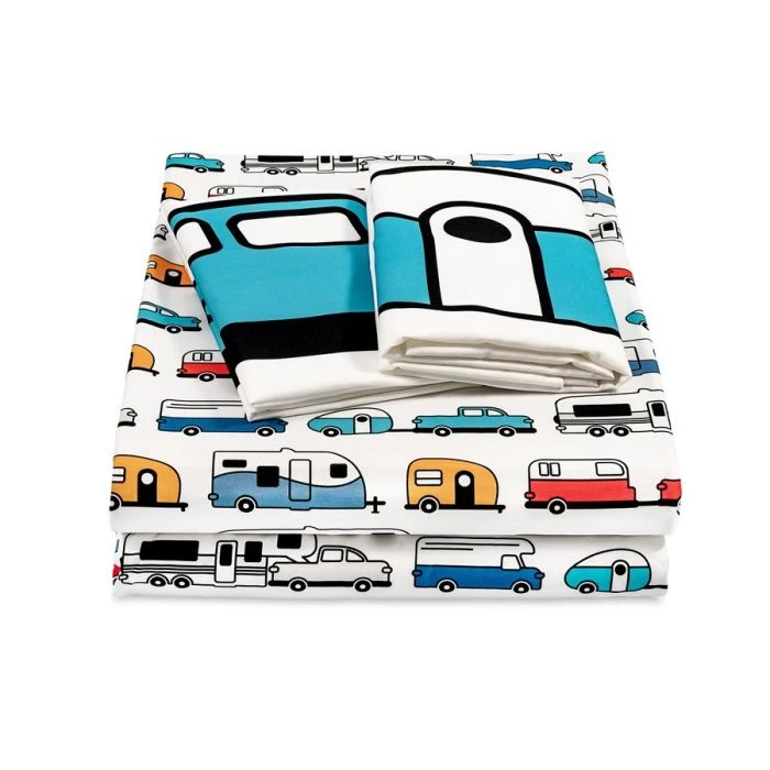 Camco Life Is Better At The Campsite Multi-Color RV 4 Piece Sheet Set - Short Queen 1 Camco Life Is Better At The Campsite Multi-Color RV 4 Piece Sheet Set - Short Queen