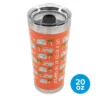 Camco Life Is Better At The Campsite 20 Oz Pink/Melon Printed Tumbler
