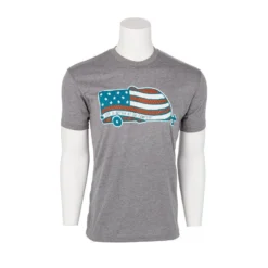 CAMCO Life Is Better At The Campsite American Flag Camper Shirt