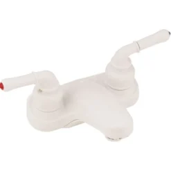 Empire Brass Company White Teapot Handle Lavatory Faucet