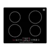 Pinnacle Appliances Black 24” Built-In Four Burner Stove Induction Cooktop
