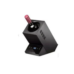 Pinnacle Appliance Black Single Bottle Wine Chiller