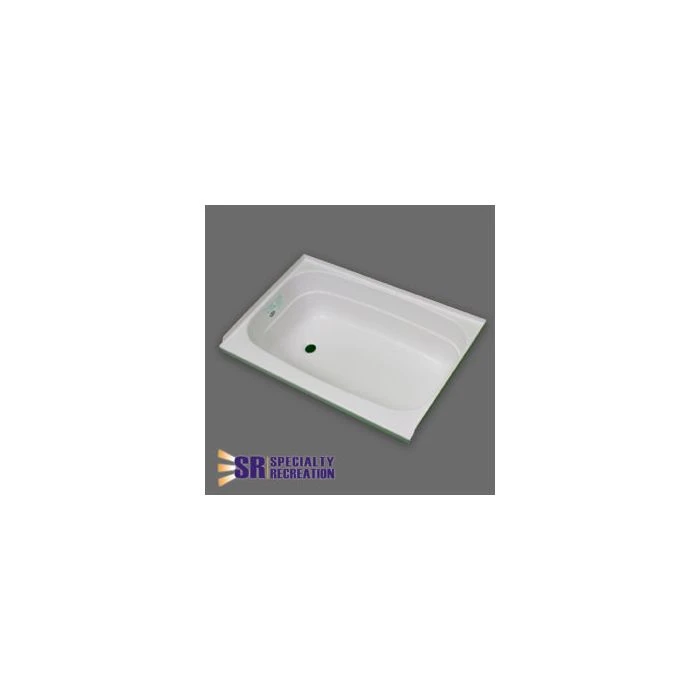 Specialty Recreation 24" X 40" Left Hand Center Drain White Bathtub 1 Specialty Recreation 24" X 40" Left Hand Center Drain White Bathtub