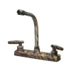 Empire Brass Company Lever Handle High Rise Green Camouflage Kitchen Faucet