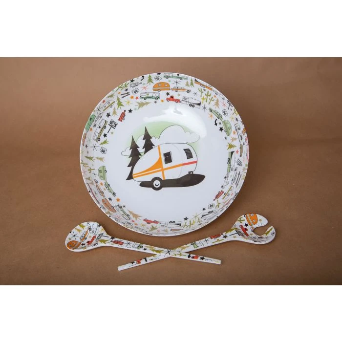 Camp Casual Serving Bowl & Utensils Set 1 Camp Casual Serving Bowl & Utensils Set