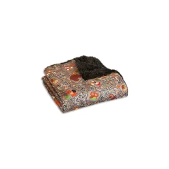 Camp Casual The Throw - Cozy Critters In Dark Gray/Black