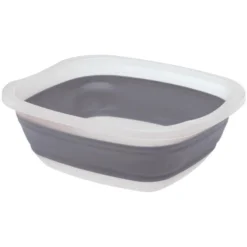 Progressive Gray/White Collapsible Tub