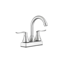 DURA Elegant Arc Spout Satin Nickel RV Bar Faucet