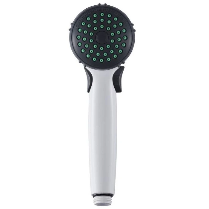 DURA White Single Function Hand Held Shower Head 1 DURA White Single Function Hand Held Shower Head