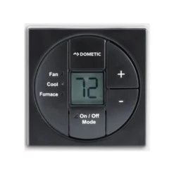 Dometic Black Single Zone LCD Thermostat Fan/Cool/Furnace Only