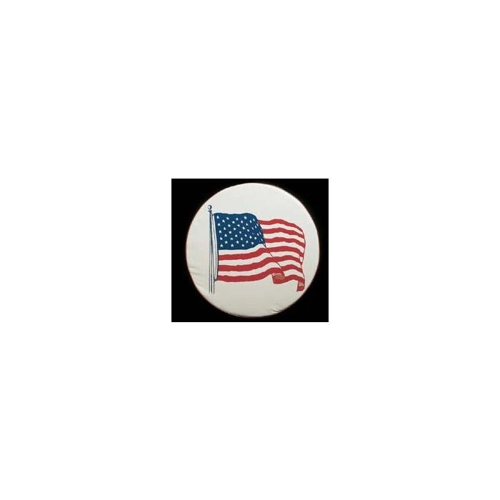 ADCO 34" US Flag Spare Tire Cover 1 ADCO 34" US Flag Spare Tire Cover