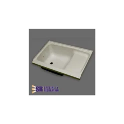 Specialty Recreation 24" X 36" LH Parchment Step Tub