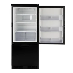 Norcold 6.2 Cu. Ft. Right Hand DC Compressor Refrigerator - Black Trim