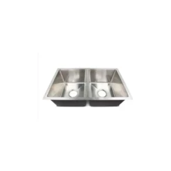 Lippert Components 27" X 16" Double Bowl Stainless Steel Sink