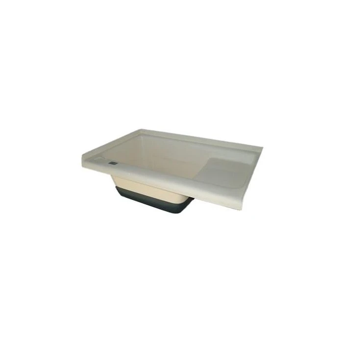 Icon 24" X 36" Colonial White Left Hand Drain Bathtub 1 Icon 24" X 36" Colonial White Left Hand Drain Bathtub