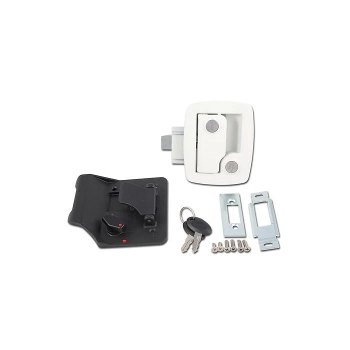 AP Products White Bauer Entry Door Lock 1 AP Products White Bauer Entry Door Lock