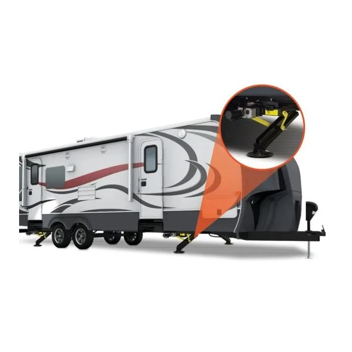 Lippert Components Ground Control® TT One-Touch Electric Leveling System For Travel Trailers 1 Lippert Components Ground Control® TT One-Touch Electric Leveling System For Travel Trailers