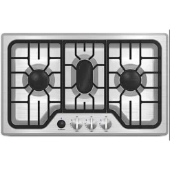 Furrion 24" Stainless Steel 3 Burner Cooktop
