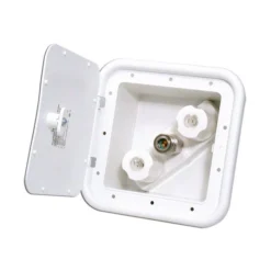 Phoenix Faucets Exterior Spray Port Outlet Box In White