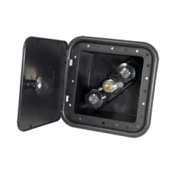 Phoenix Faucets Exterior Spray Port Outlet Box In Black