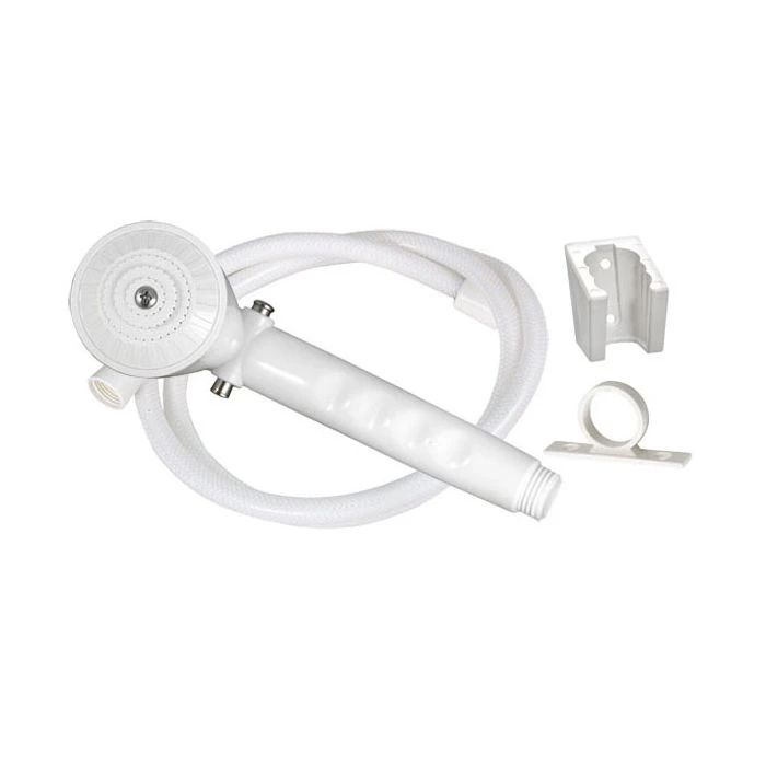 Phoenix Faucets Basic White Handheld Shower Head Kit 1 Phoenix Faucets Basic White Handheld Shower Head Kit