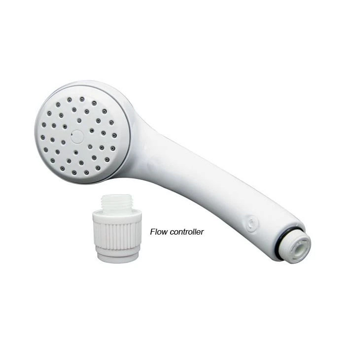 Phoenix Faucets White Airfusion Handheld Shower Head W/ Flow Controller 1 Phoenix Faucets White Airfusion Handheld Shower Head W/ Flow Controller