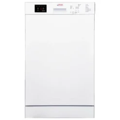 Pinnacle White 18 Inch Wide Built In Dishwasher