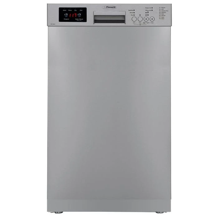 Pinnacle Stainless Steel 18 Inch Wide Built In Dishwasher 1 Pinnacle Stainless Steel 18 Inch Wide Built In Dishwasher