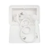 DURA White RV Exterior Shower Box Kit