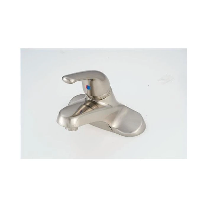 American Brass Company Brushed Nickel Single Lever Lavatory Faucet 1 American Brass Company Brushed Nickel Single Lever Lavatory Faucet