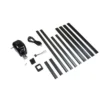 Solera Black Manual Crank Style To Power Awning Conversion Kit