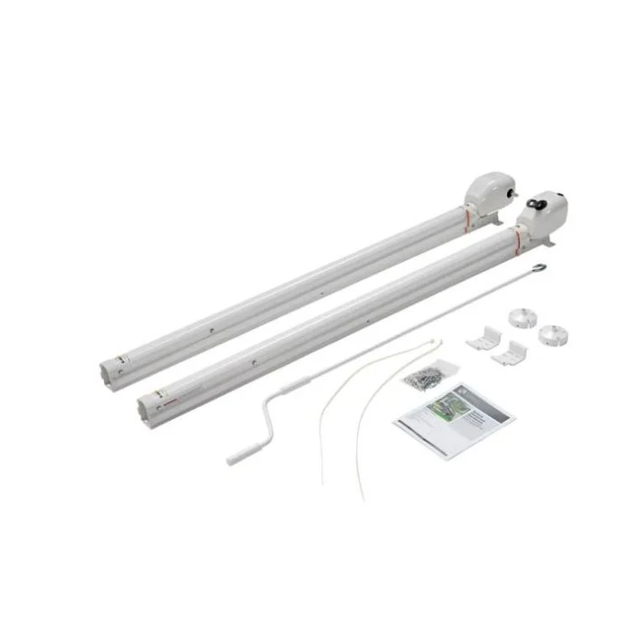 Solera Hybrid Universal RV Awning Arms & Hardware Kit - 69" White 1 Solera Hybrid Universal RV Awning Arms & Hardware Kit - 69" White
